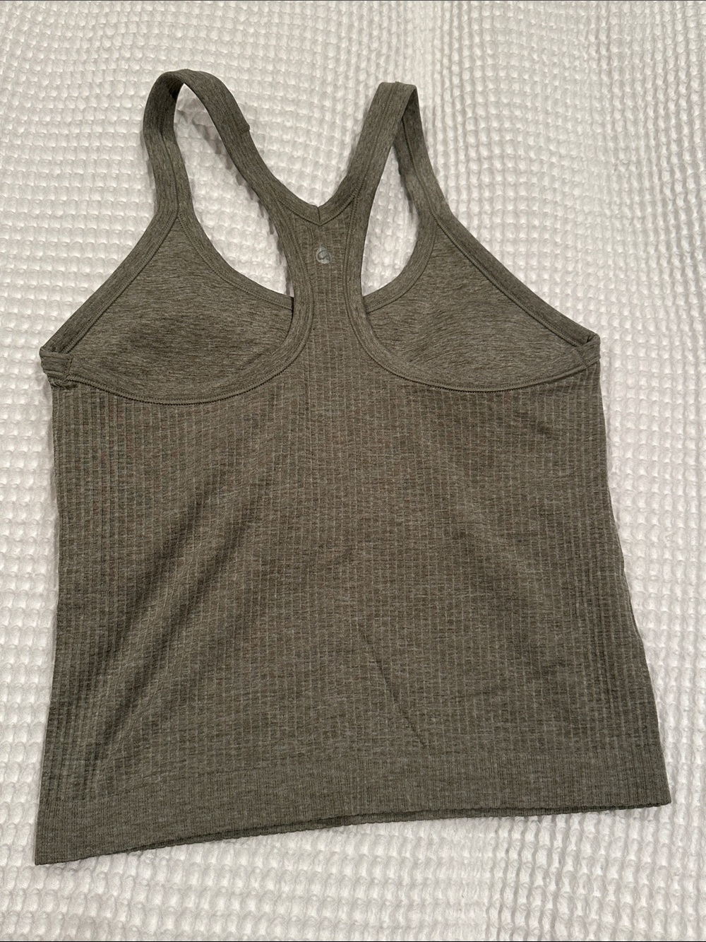 Ribbed Racerback Tank Top - Picture 6 of 6